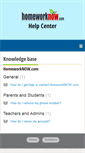 Mobile Screenshot of help.homeworknow.com