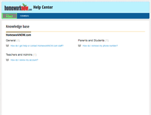 Tablet Screenshot of help.homeworknow.com